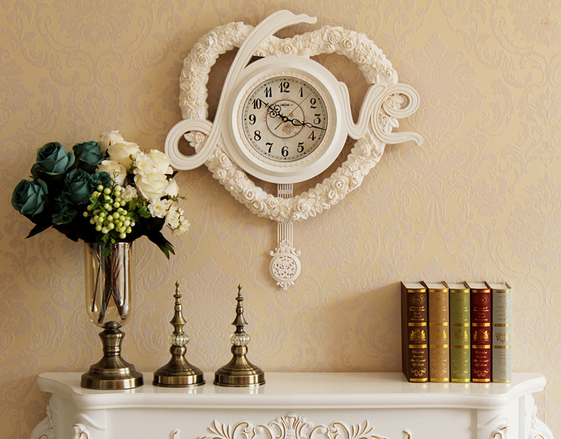 艺术欧式客厅静音挂钟创意墙钟现代简约艺术家家用挂钟