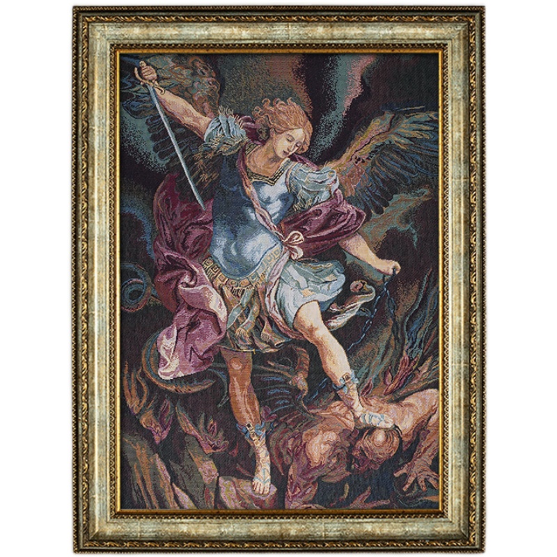 总领天使挂毯圣像天主教圣物意卡米诺耶稣基督人物挂毯