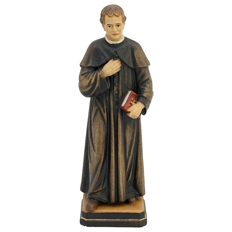 圣鲍思高神父木雕圣像意大利进口意卡米诺天主教木雕