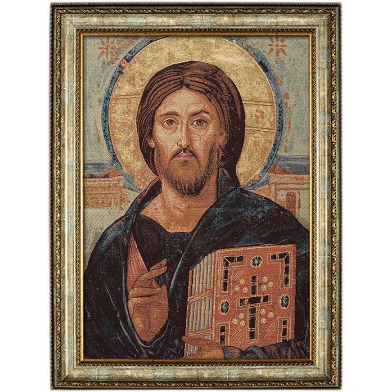 全能能者基督挂毯古老天主教圣物意卡米诺耶稣基督挂毯