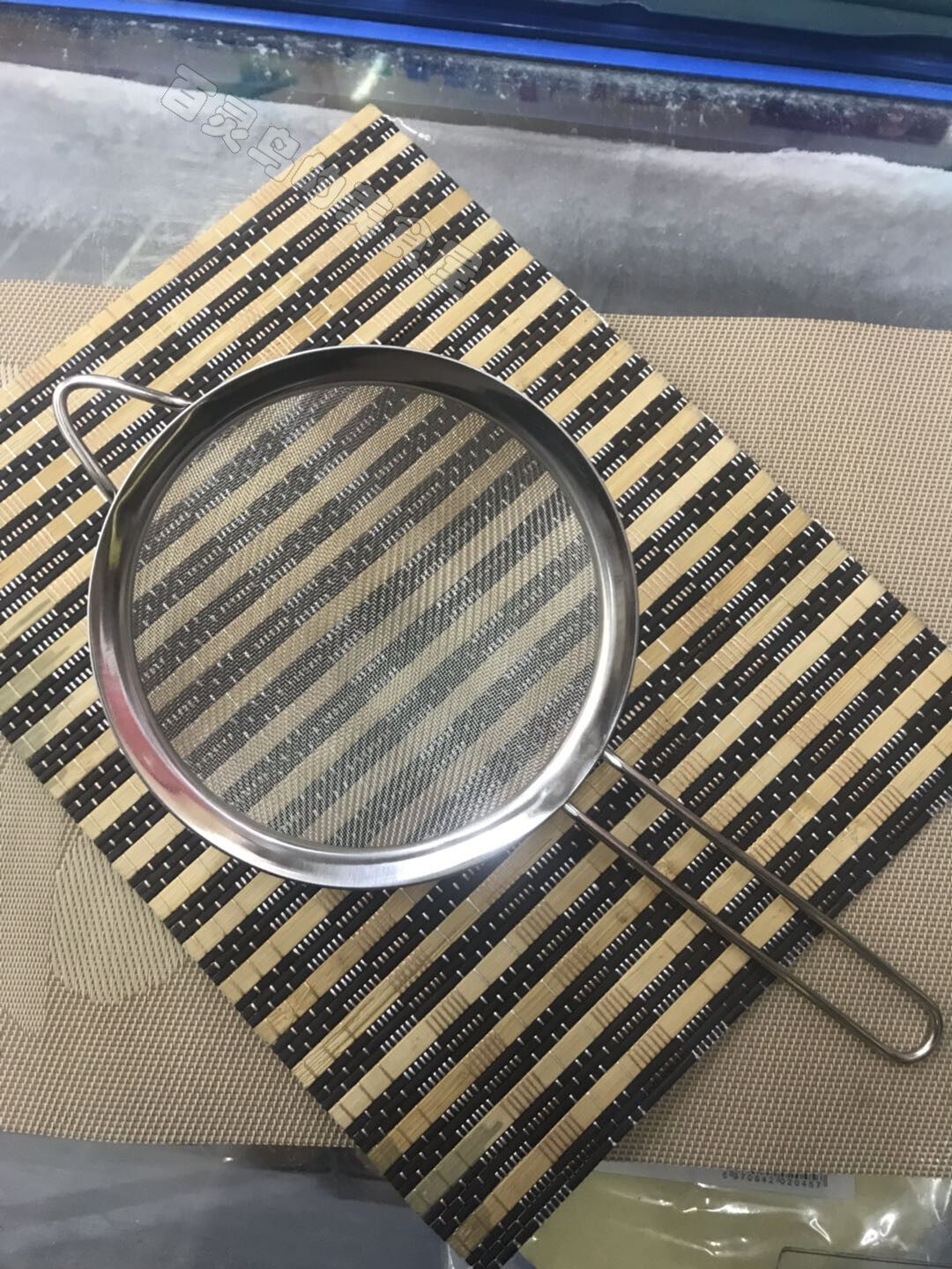 不锈钢宽边面粉油勺油格油捞16cm12cm10cm7cm面粉筛