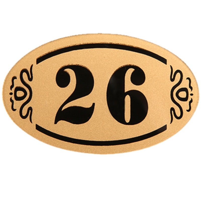 号码餐桌餐厅数字字贴亚克力防水寄存柜子网吧定制菜谱