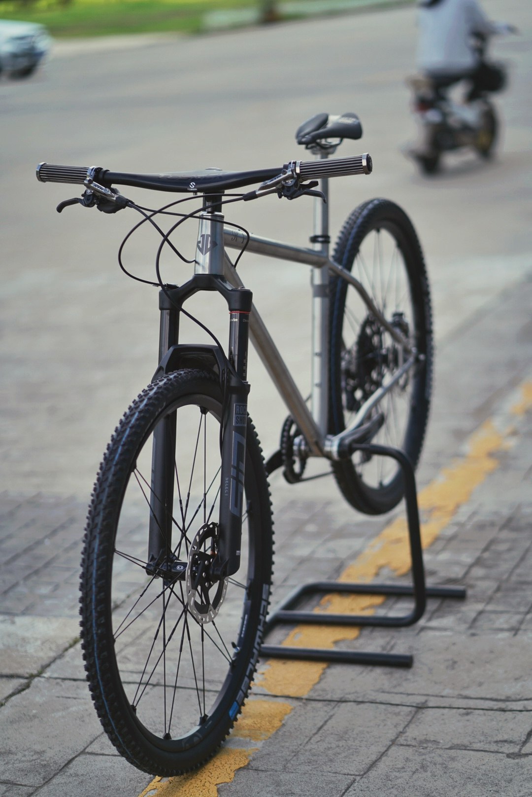 自行车狄云diorenk1钛合金山地变速山地自行车