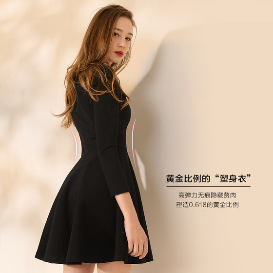 Zonefive Hepburn Style Small Black Dress New Black Long Sleeve Slim Annual Meeting Small Dress Dress Zonefive Hepburn Style Small Black Dress New Black Long Sleeve Slim Annual Meeting Small Dress Dress