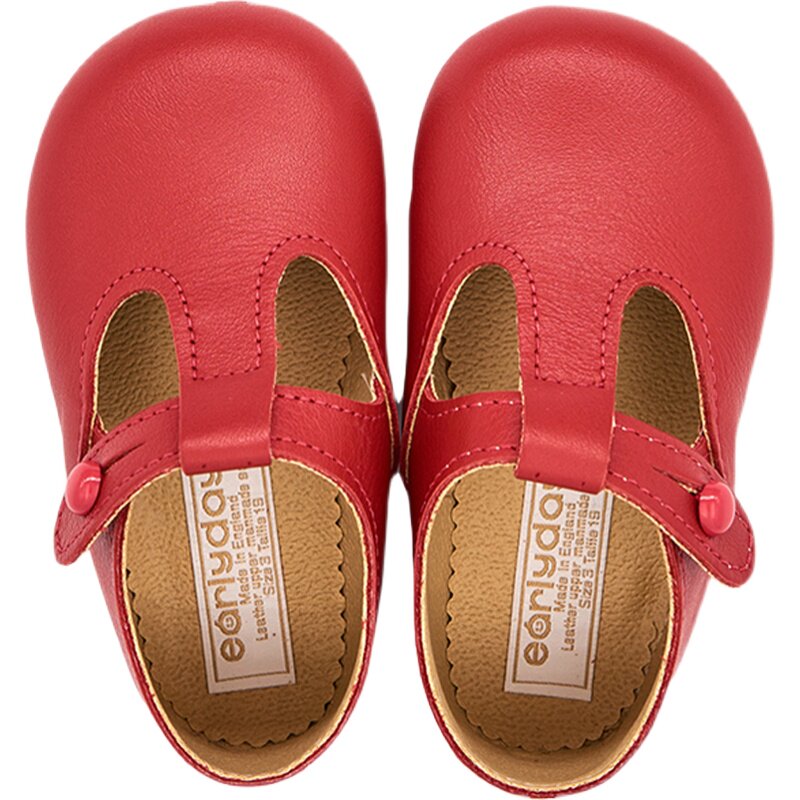 现货英国earlydays软底学步男女宝宝春秋真皮学步鞋