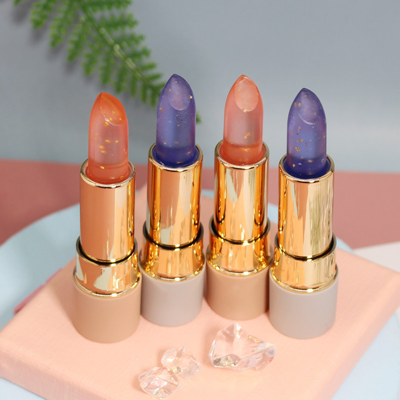 透明果冻变色润唇膏持久滋润保湿学生生女白浆唇膏