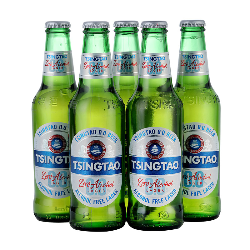 山东青岛啤酒无醇零度喝完可以开车啤酒内销330ml啤酒