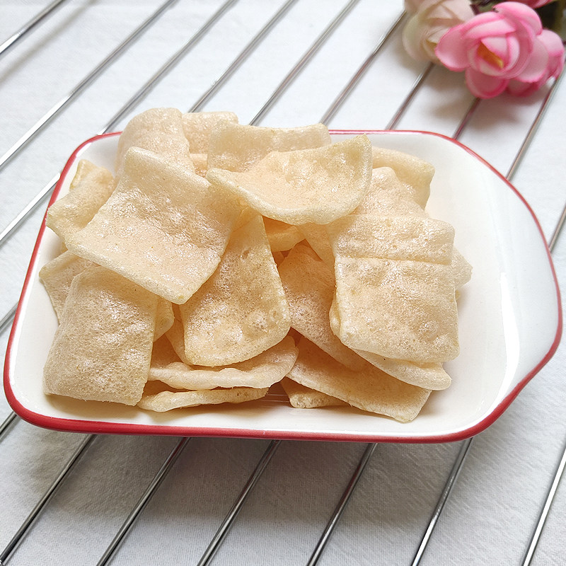 虾片蒸汽海原味128克办公室休闲膨化零食北海道独立膨化食品