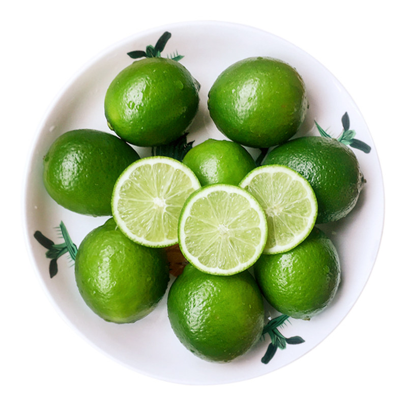 无籽青柠檬新鲜235斤包邮泰国品种薄皮多汁香水柠檬