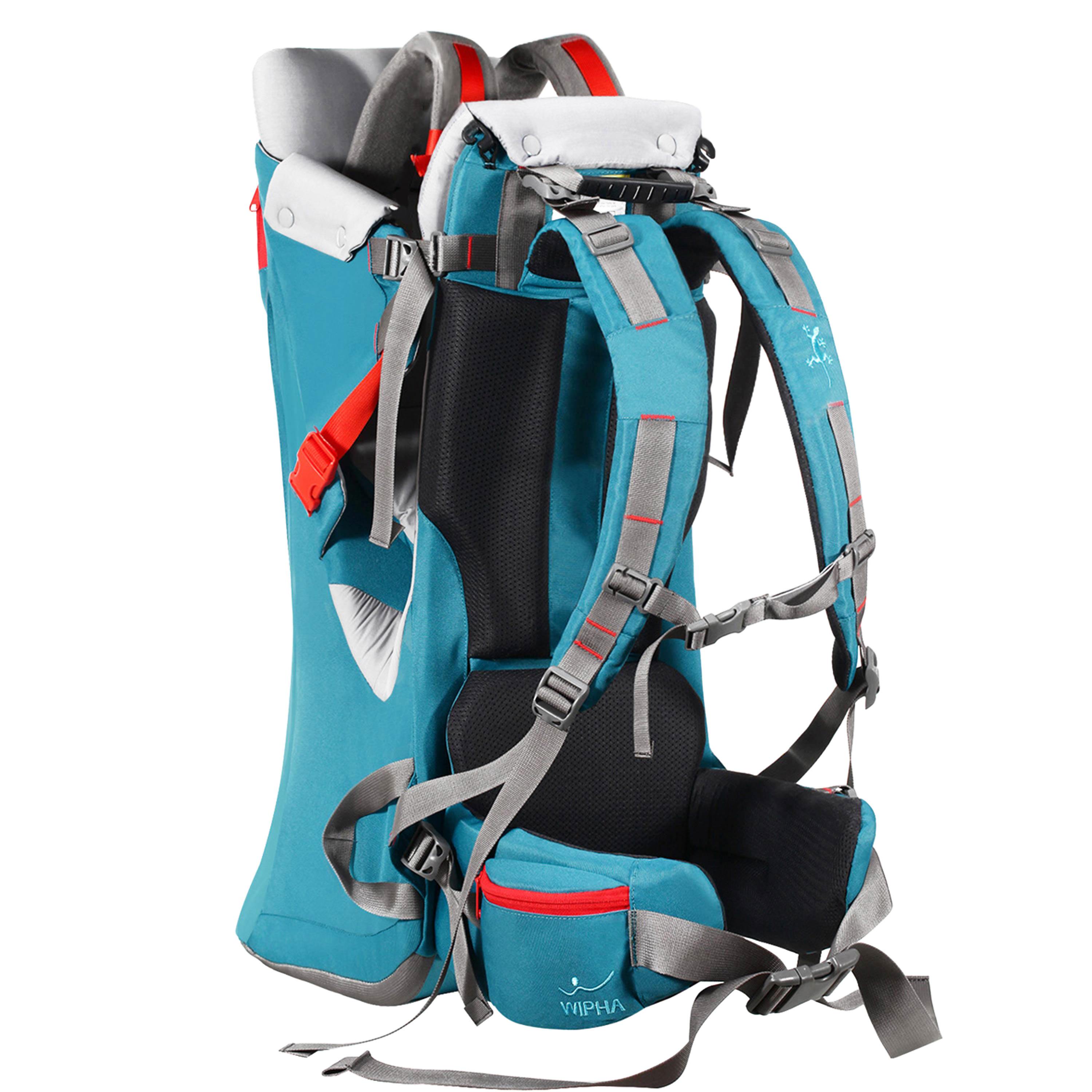 韦帕多功能折叠儿童背架后背式背娃神器婴儿背儿童背篓背带娃登山