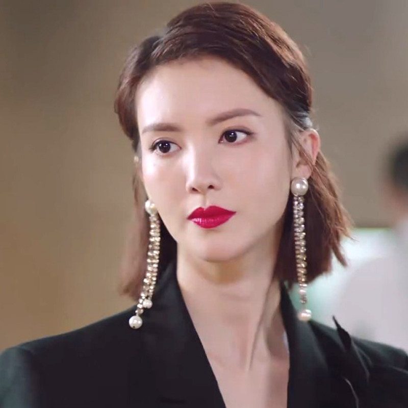 我们要好好的金晨艾丽莎同款s925银针耳环耳饰耳钉