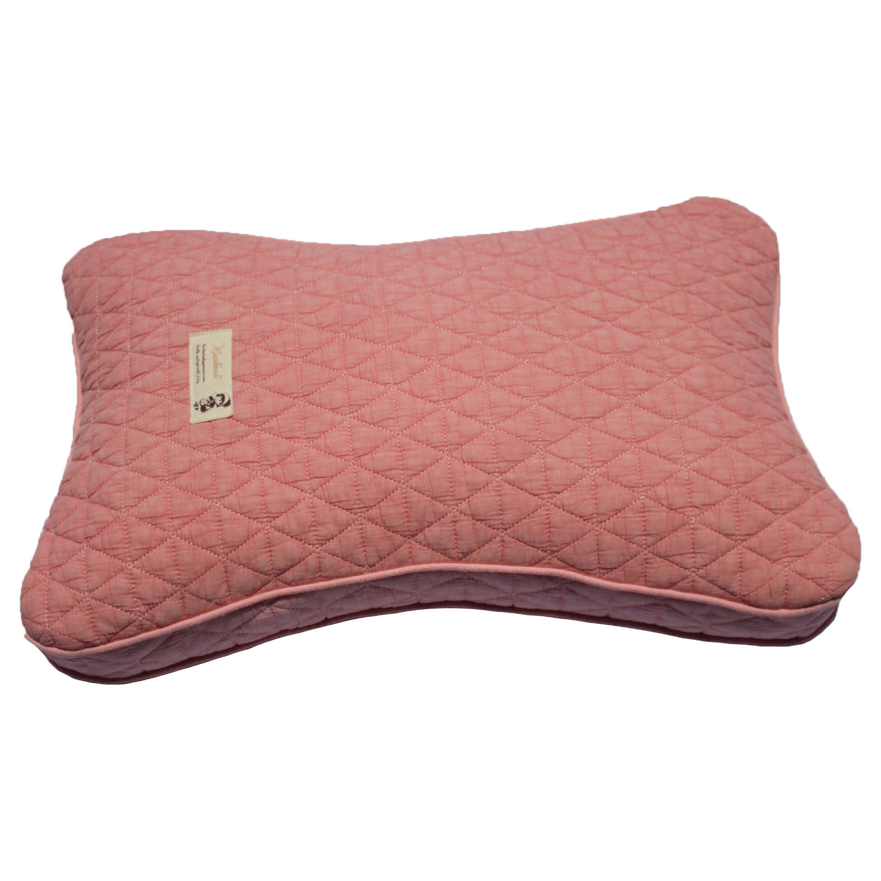 枕头砂洗布韩版拆洗包边多色水洗骨头型荞麦学生枕头