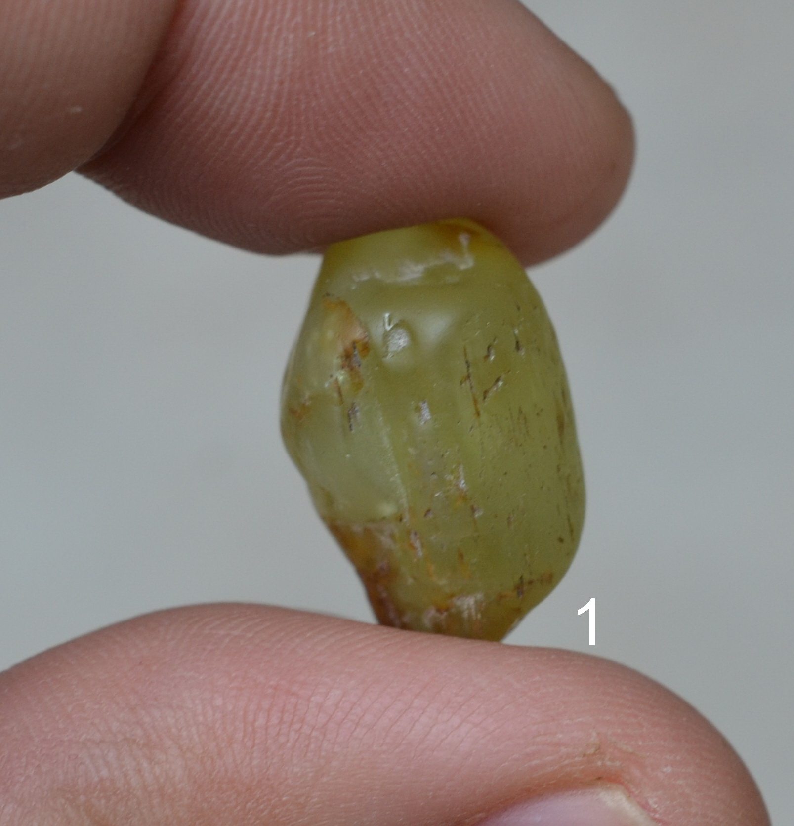 天然精品金绿宝石原石裸石矿石标本教学标本晶莹剔透颜色漂亮包邮-mc