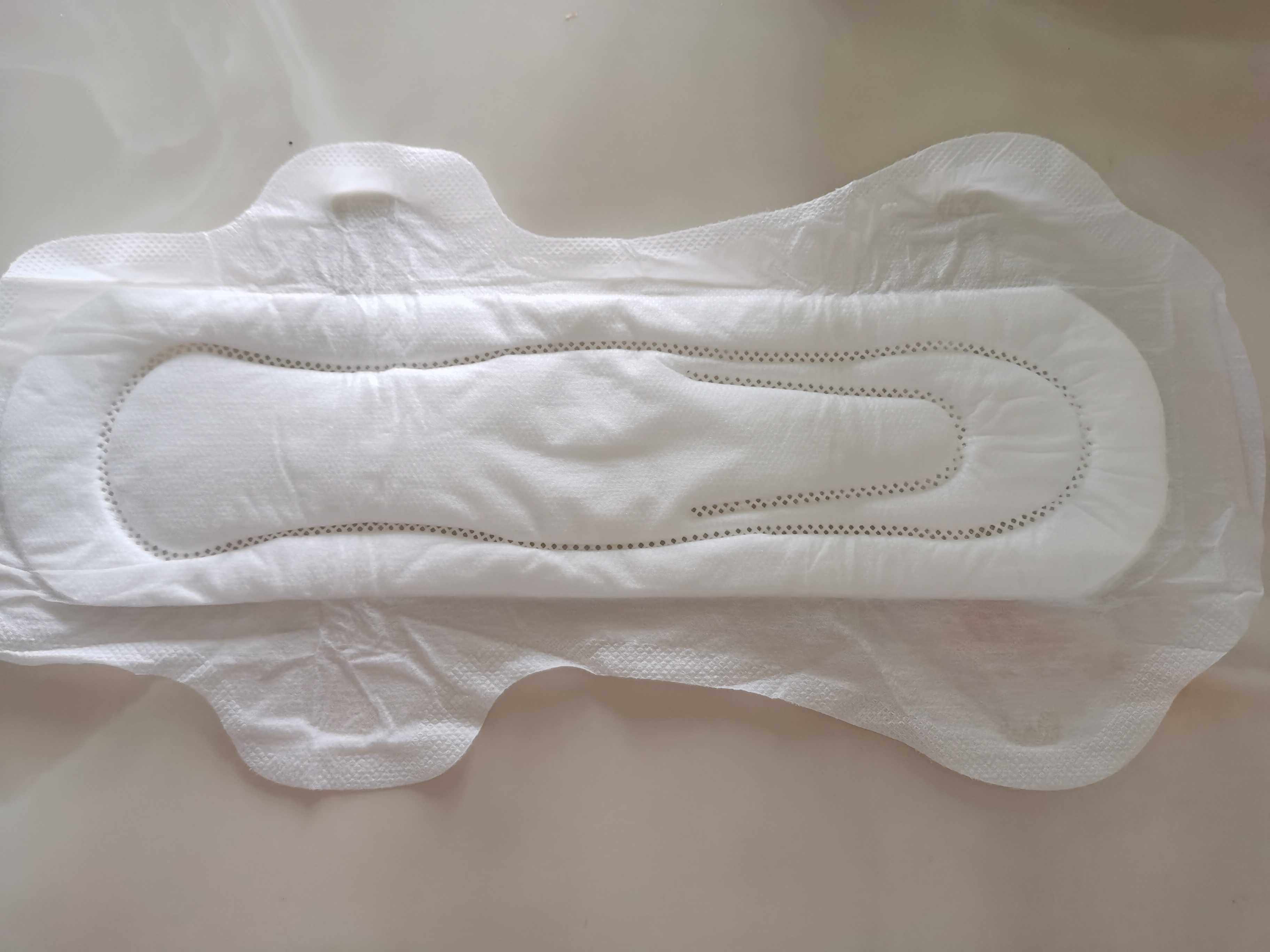 黛琳夜用卫生巾安睡加长透气轻薄薄棉干爽网面卫生巾