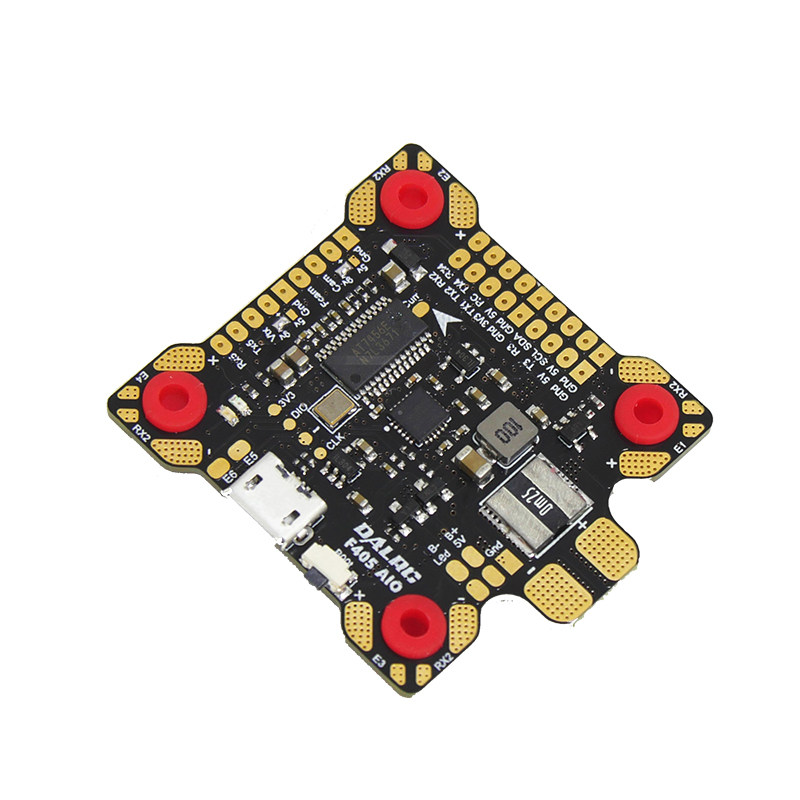 大力飞控 dalrc f405 aio 40a32位电调配套飞控 f405 带分电板