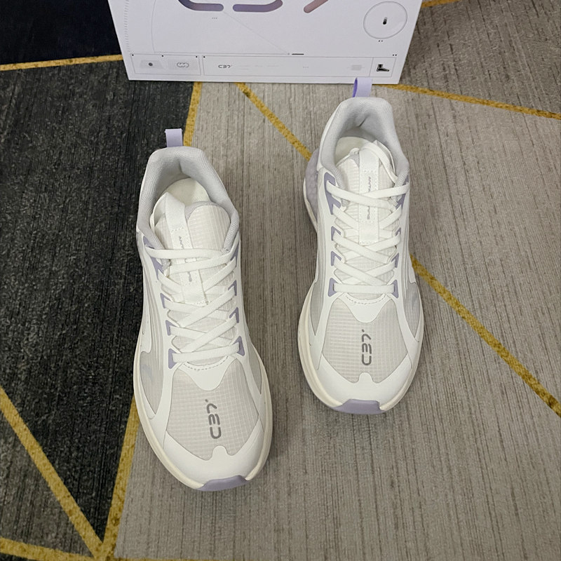 安踏c37系列跑鞋女子2022夏季休闲减震轻便跑步鞋