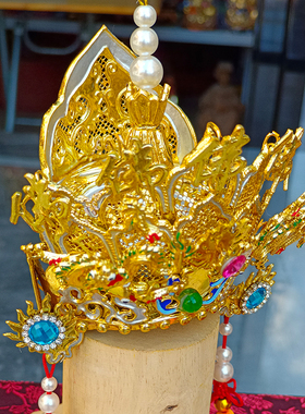 台版纯手工观音帽神明帽子