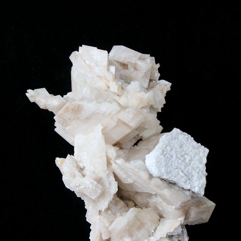 天然海蓝宝方解石共生矿物晶体水晶家居摆件标本摆件