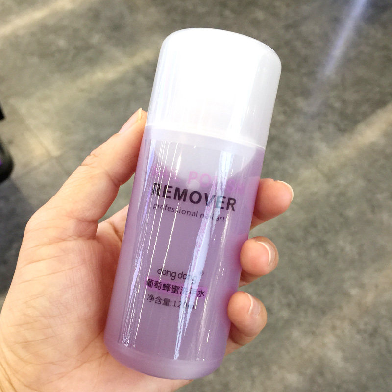 咚咚水果蜂蜜洗甲水甲油胶卸甲水美甲专用大瓶不伤甲120ml