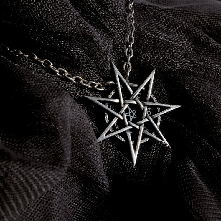alchemygothicp878哥特饰品五芒星六芒星七芒七角角星项链