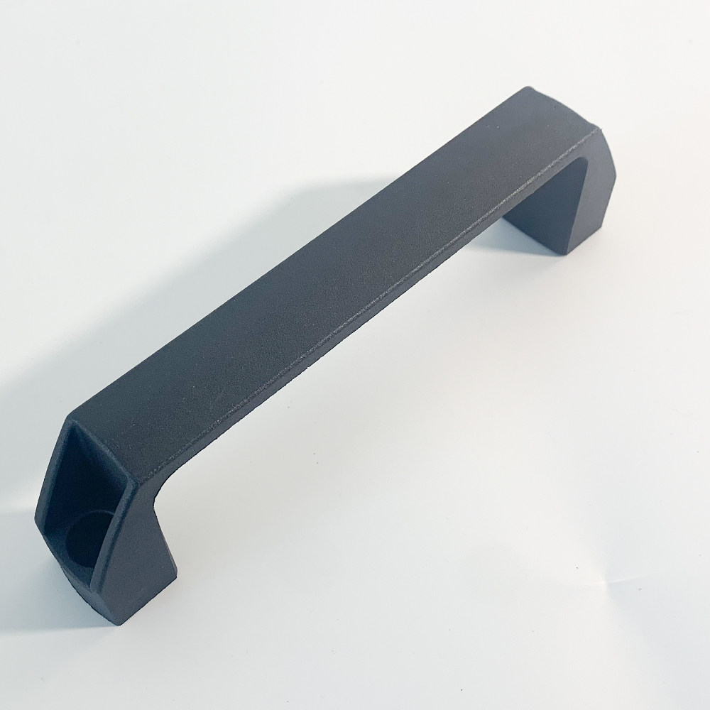 拉手加厚铝合金黑色尼龙ls522柜门门把明装工业设备小拉手