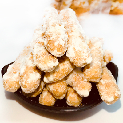 湖南常德特产谢老五兰花根传统糕点零食儿时怀旧老式花根零食甜味