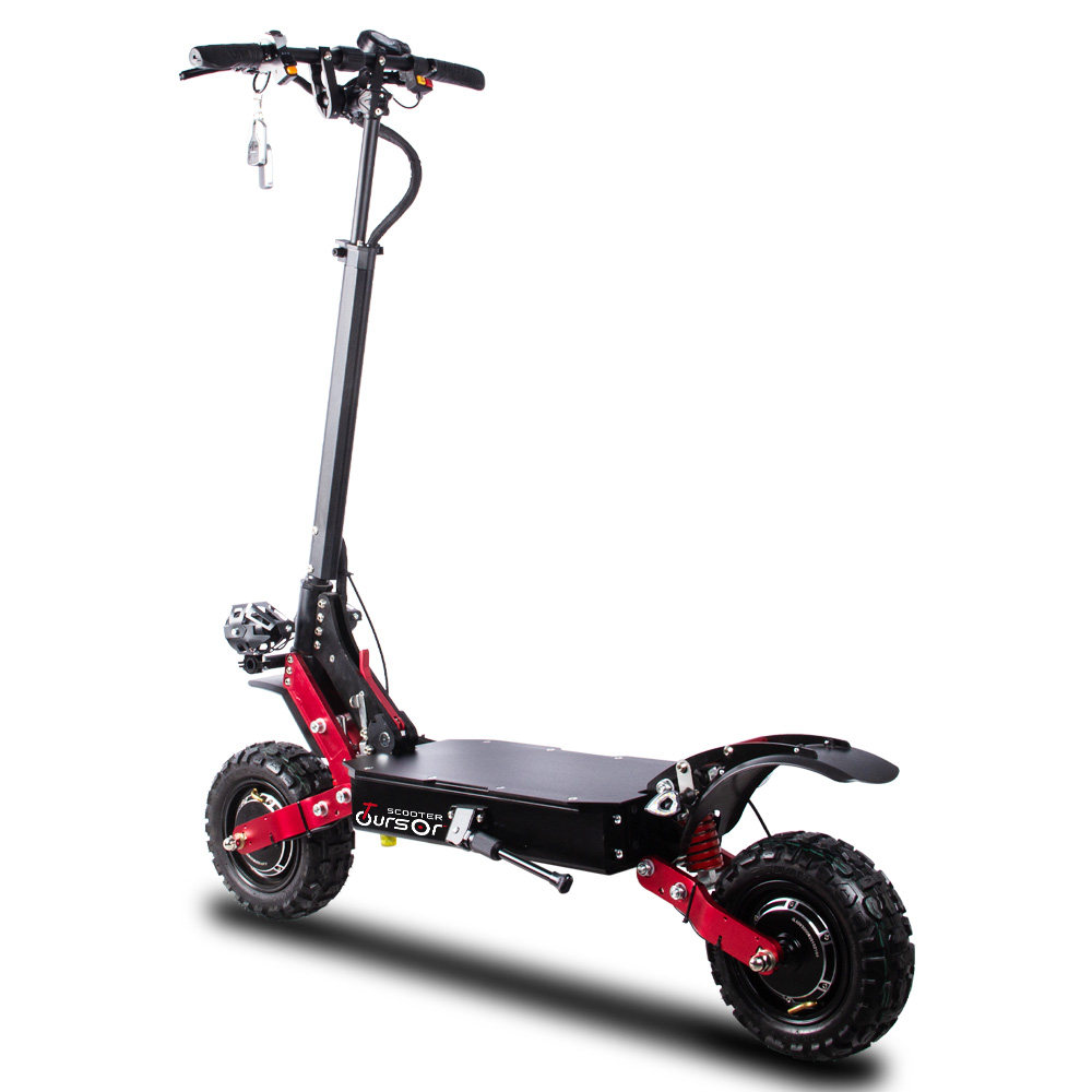 11寸越野电动滑板车代步平衡车双电机6000w电动滑板车