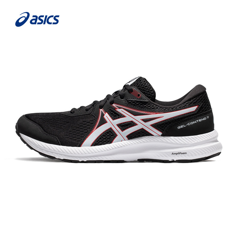 asics亚瑟士新款跑步鞋男gel-contend 7缓震跑鞋网面透气运动鞋