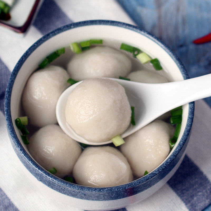 福州小吃同利鱼丸500g*2包福建特产美食正宗手工包馅鱼丸老字号纯