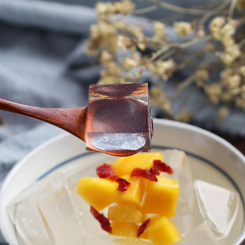 宇峰原料自制食用冰粉果冻透明白凉粉包装家用天然粉粉食品