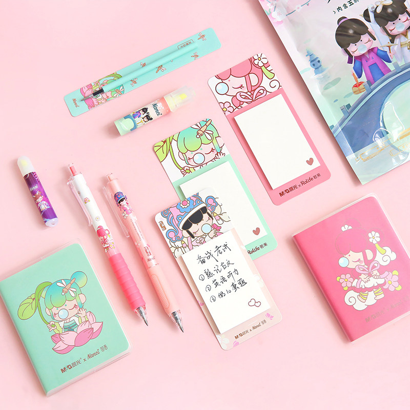 晨光文具盲袋囡茜联名女生可爱盲盒学生福袋文具套装