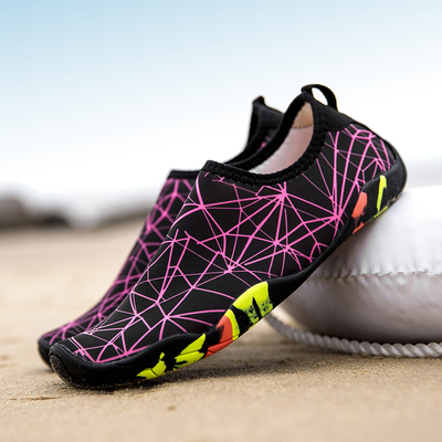 情侣户外游泳涉水漂流鞋浮滑水鞋男防滑速干跑步机子女沙滩鞋