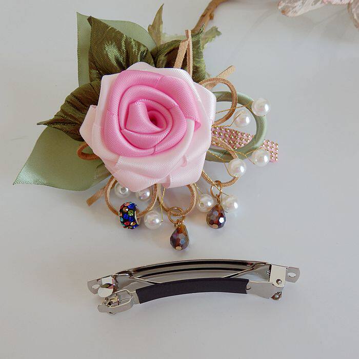 礼物铭约饰界手工发饰发夹生日闺蜜粉色色系发饰