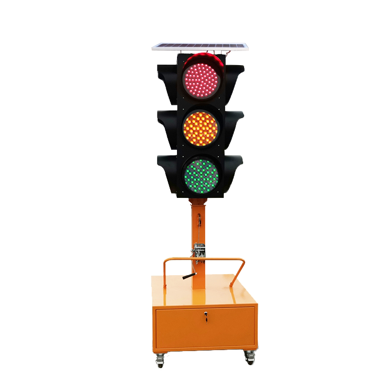交通红绿灯升降道路专用太阳能信号灯指示灯警示黄箭路障灯