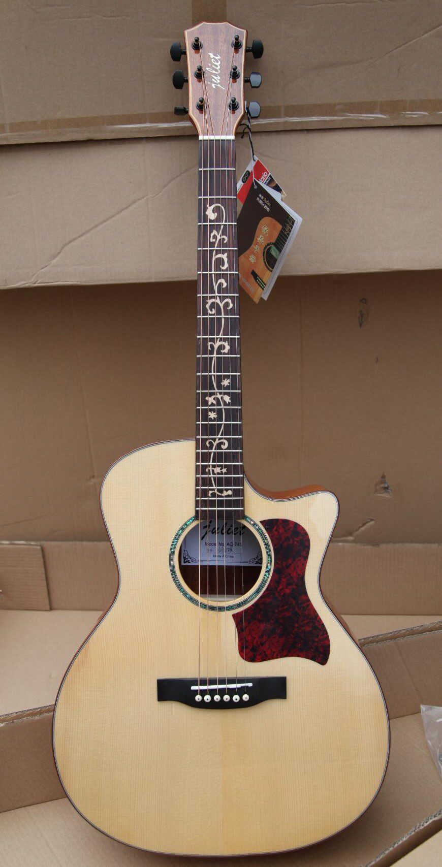 吉他朱丽叶f735面单全单民谣吉他民谣吉他