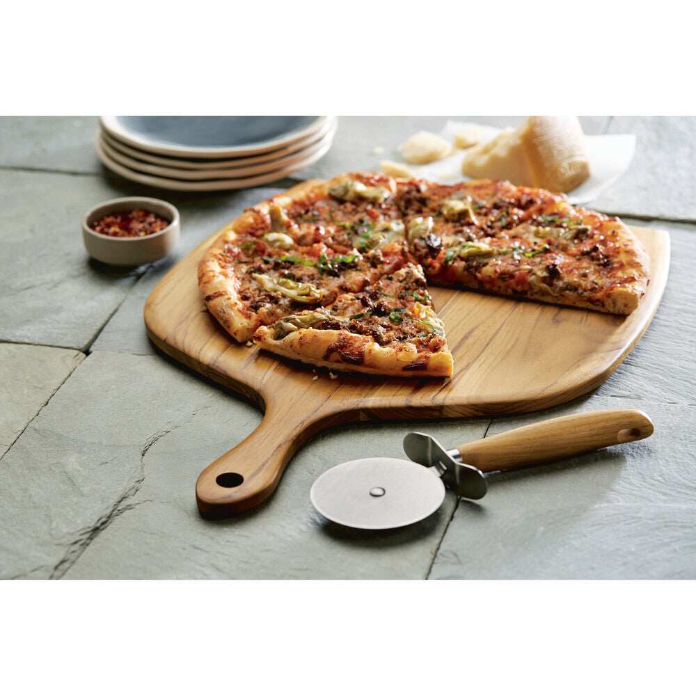 滚刀现货英国anolon柚子木披萨托托盘工具套装其它烘焙器具