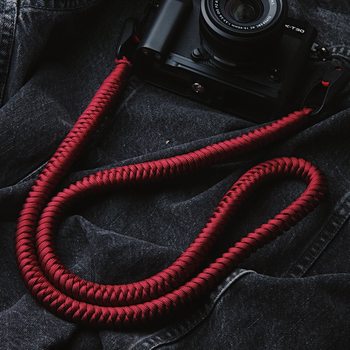 ສາຍກ້ອງຖ່າຍຮູບ universal quick release buckle braided rope retro Fuji Sony GR3 Canon halter neck