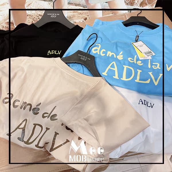可扫码验证ADLV韩国潮牌acme de la vie正品21夏立体标字母T恤