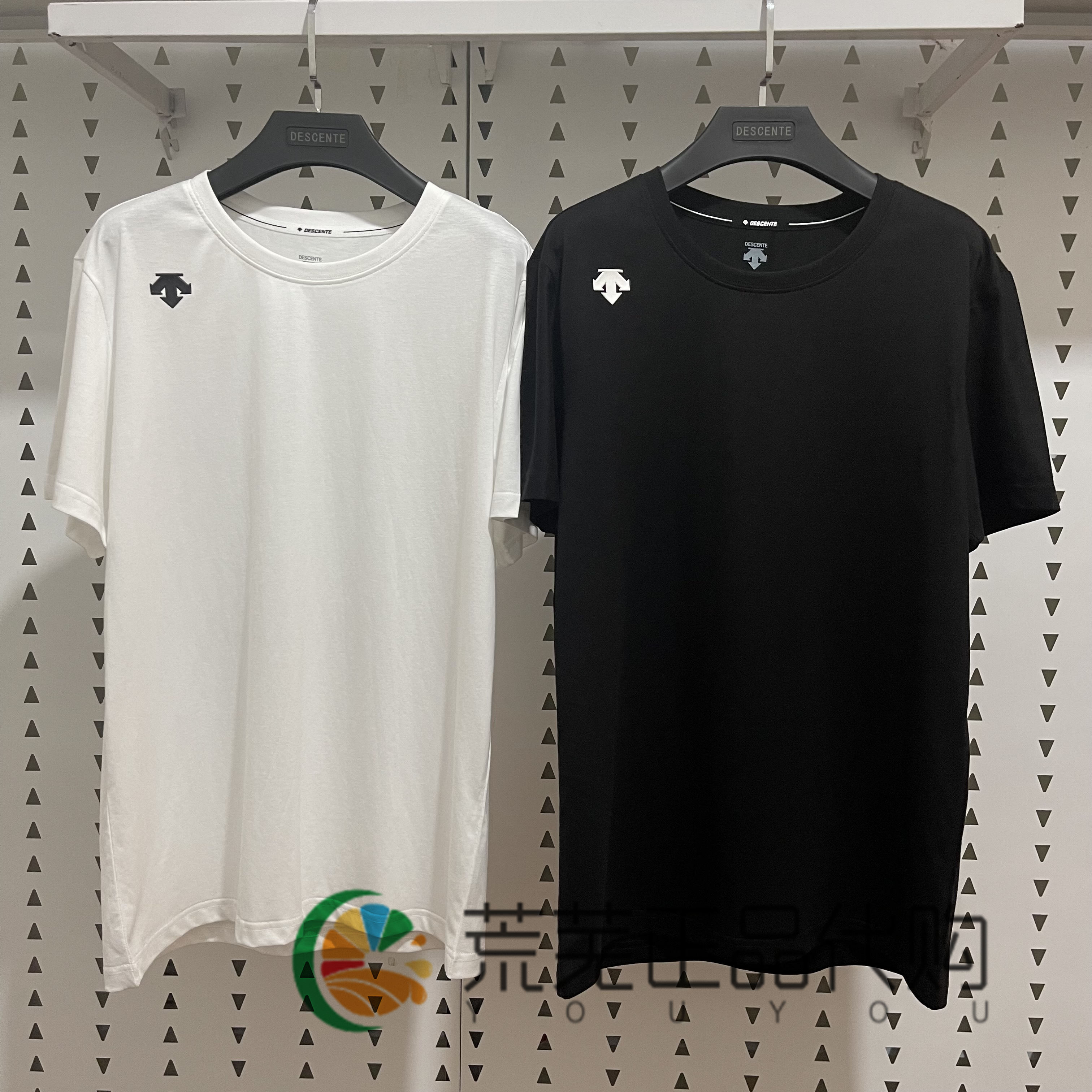 DESCENTE迪桑特T恤男女同款2022夏季新款透气运动短袖圆领