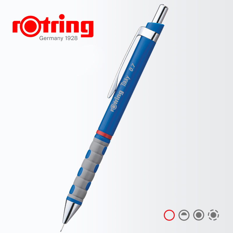 德国rotring红环Tikky写不断芯自动铅笔0.3/0.5/0.7学生可爱书写制图设计活动铅笔男女小学生儿童按动铅笔 - 图3