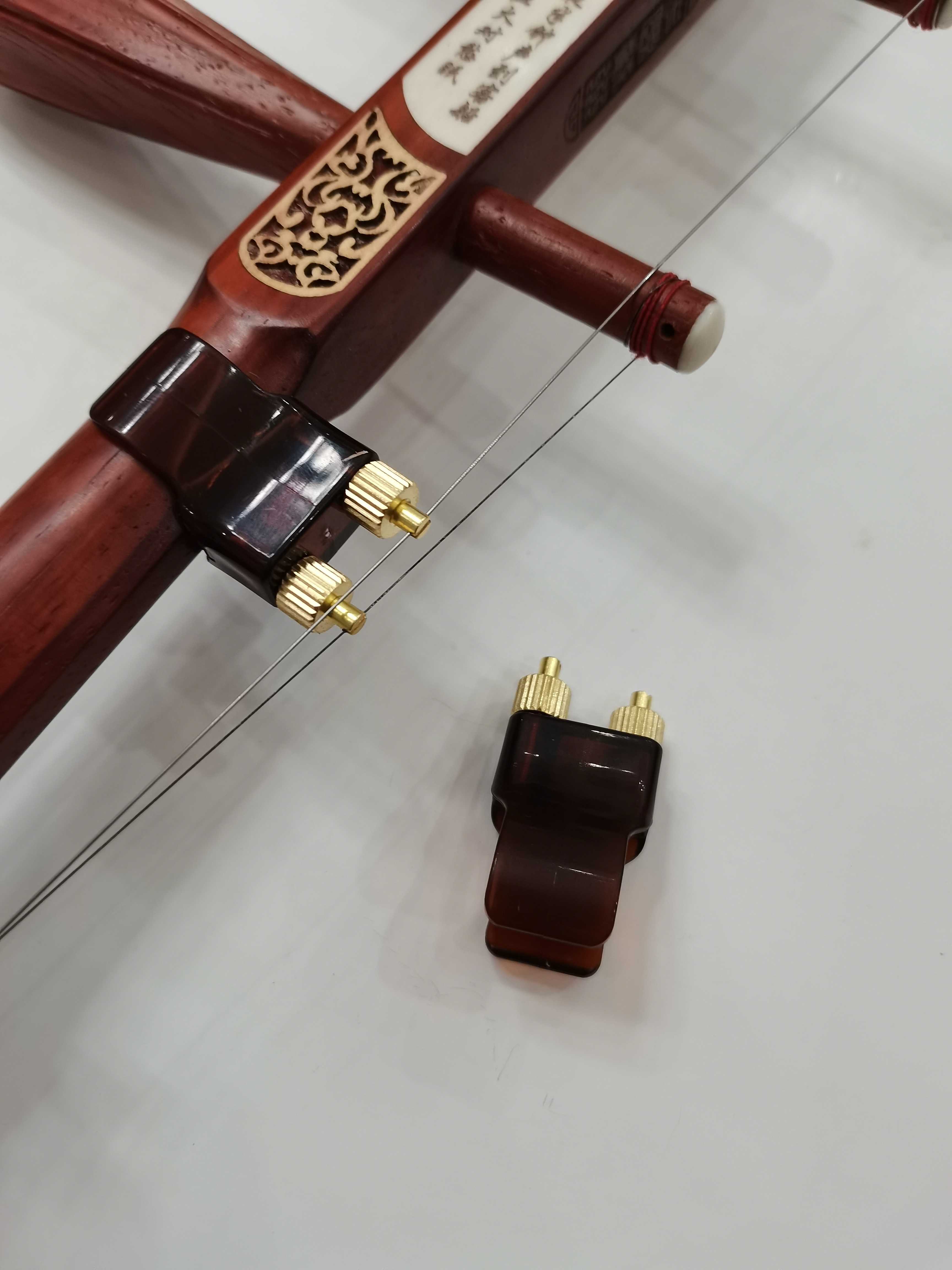微调二胡黄铜新型调音方便安装简单通用新款二胡