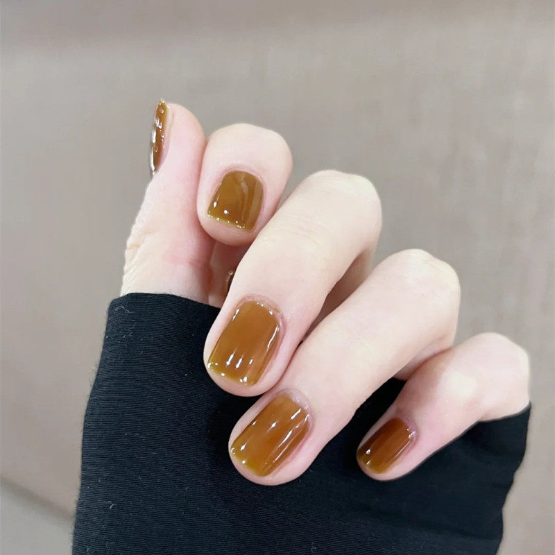 网红穿戴短款美甲成品中长款女可拆卸防水指甲美甲工具