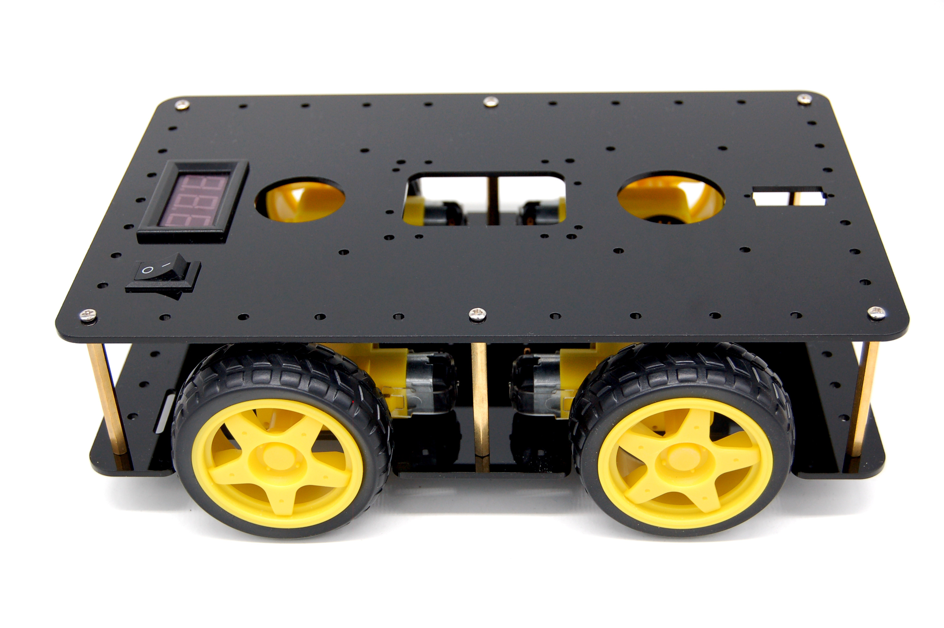 小车四驱智能底盘4wd循迹避障适用于arduino树莓智能车