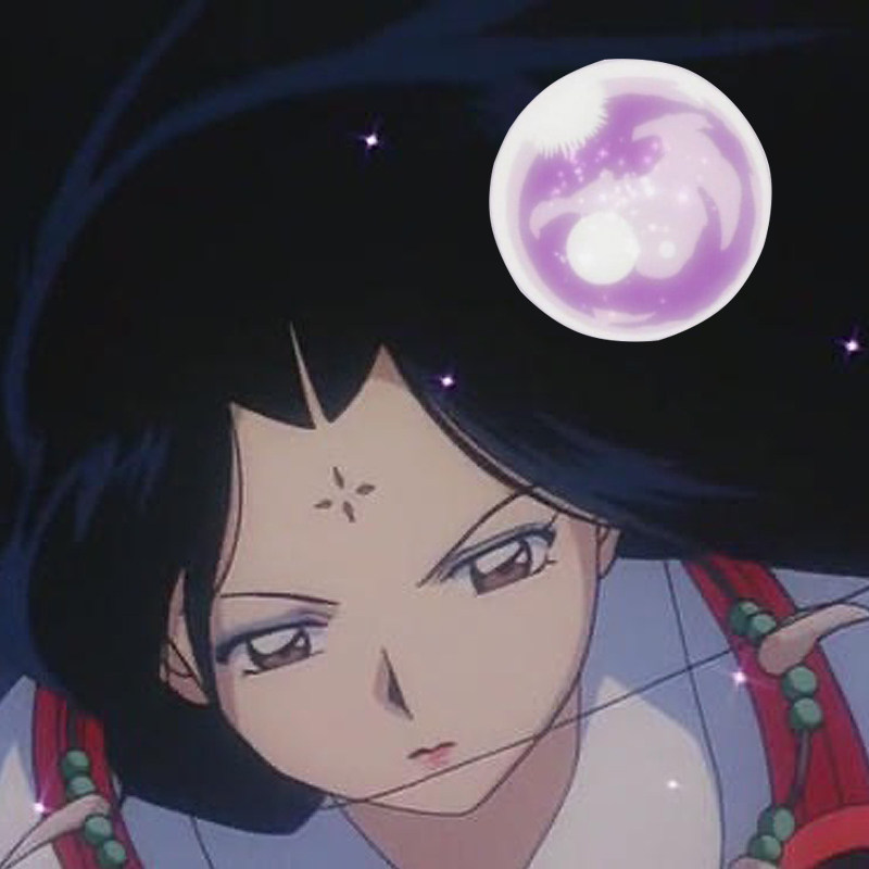 犬夜叉四魂之玉手工桔梗戈薇动漫周边cos天然紫水晶手链