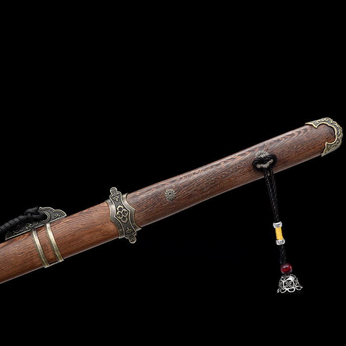 龙泉唐横花梨木竹刀剑一体带鞘绣春刀实木长刀刀剑