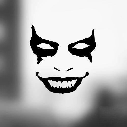 炫轩蝙蝠侠小丑whysoserious镂空车窗行李箱油箱汽车装饰贴