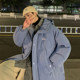 Zijun men's winter thick mid-length down padded jacket male Korean version of the trend of cold and warm hooded padded jacket Zijun men's winter thick mid-length down padded jacket male Korean version of the trend of cold and warm hooded padded jacket