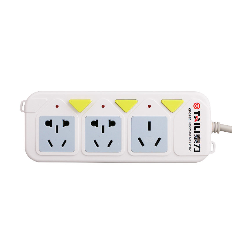 泰力插板10a转16a空调单控独立开关插座16安大功率插线板转换精品