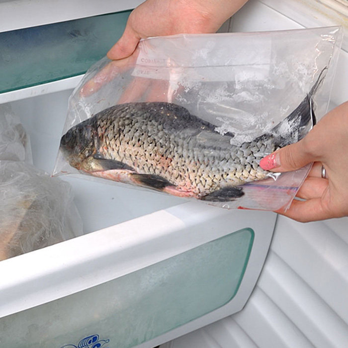 保鲜日本东洋厨房食品袋自封封口大号冰箱冷冻保鲜袋