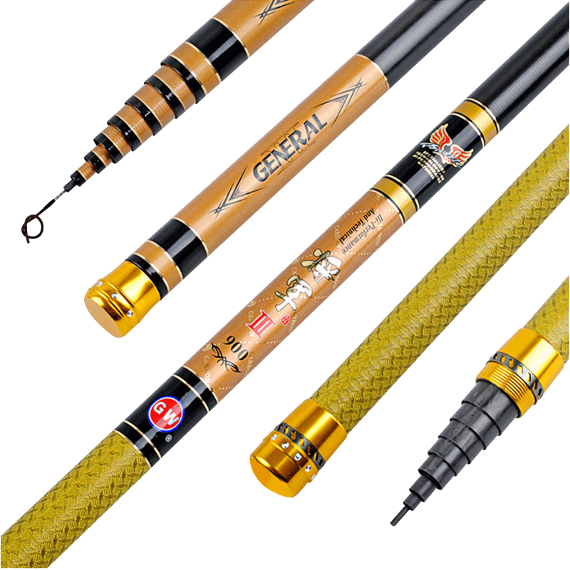 光威鱼竿旗舰店10米将军超硬超轻炮竿台钓鱼竿长节竿手竿渔具特价